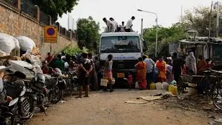 Delhi faces water shortages in summer heat