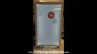 Large 3D Holographic Life Size Display Life-Size Hologram Display Live Event Bouncing Basketball