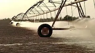How to water the fields in Saudi Arabia 