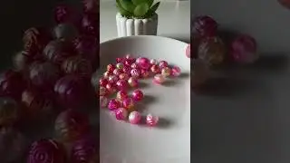 Cute Rose beads for DIY Beading Jewelry Crafts.