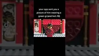 POV: Your opp sent you a picture of him wearing a green gi (and he's 10) #lego #ninjago #animation