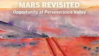 Exploring the Red Planet Through Watercolor