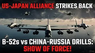 Strategic Message in the Sky: US B-52s Escort With Japanese Jets