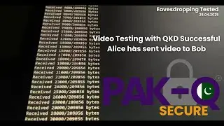 Pakistan Creates 100,000 Bit QKD and Tested on Secure Channels | PakQSecure | #PakistanQKD