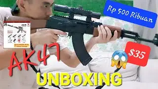Unboxing AK47 Water Gel Gun #viral #fyp #airsoft #unboxing #review