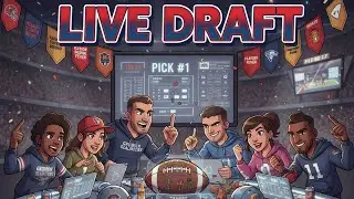 LIVE Fantasy Football Draft for NFL Playoff Leagues