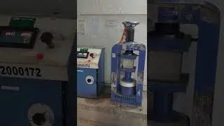 Cube test | Compressive strength test | #lab #viral #youtubeshorts #civilengineering #videos