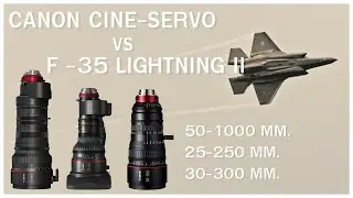 F-35 LIGHTNING II vs CANON CINE-SERVO ZOOM & RED V-RAPTOR XL 8K 17:9 and Canon C400 6K By REDSNAPPER