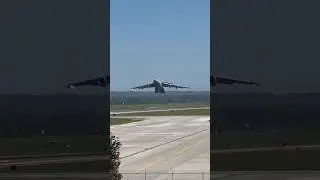 Powerful C-5 Galaxy Takeoff #offutt #airshow #FRED #airforce