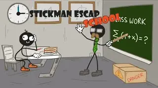 Stickman's Impossible Choice: Escape the School or Study Forever!🏫🤯