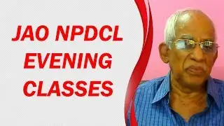 JAO NPDCL EVENING CLASSES | Mudunuri