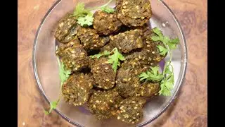 Crispy And Tasty Kothimbir Vadi I Organic Plate