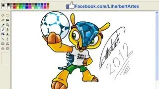 Desenhando FULECO o mascote da copa de 2014