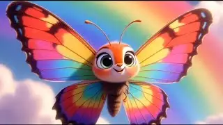 Rang Birangi Titli 🦋 | Hindi Nursery Rhyme | Kids Cartoon Song | 3D Animation