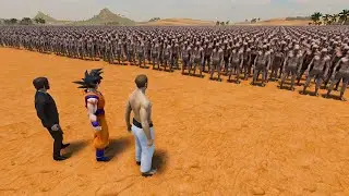 JOHN WICK, CHUCK NORRIS, GOKU VS 500,000 ZOMBIE - ULTIMATE EPIC BATTLE UEBS2 234