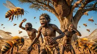 Prehistoric Survival Story | Early Humans Attempt to Harvest Honey and Face a Deadly Swarm