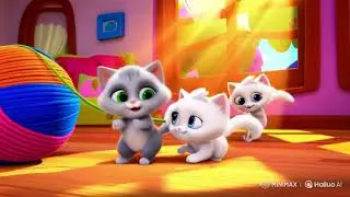 Kittens At Play|Children's Song About Kittens| Children's Sing Along! 🎼🧸#kidslearning #cartoon