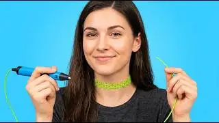 UNCOMMON WAYS TO MAKE JEWELRY | 🎨We Tried Realistic Portrait Drawing! 3D Pen Hacks by 123GO! SCHOOL