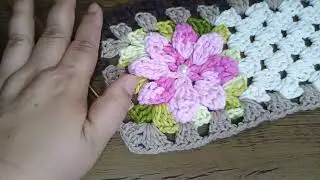 Tapete de croch&ecirc; retangular Parte 1/2 #produ&ccedil;&atilde;odecroche #crochet Rectangular crocheted rug 