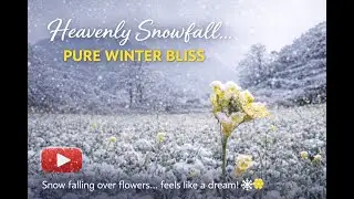 Snowfall Vlog 🌨️ | Enjoying Nature&rsquo;s Magic