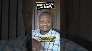 How to verify land ownership in Nigeria #landmatters #lagosrealtor #realestate #Nigeria
