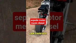 sepeda motor mesin diesel #motorcustom #modifikasi #motorcycle