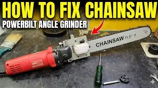 How to fix chainsaw in powerbilt grinder machine #electronicmusic 