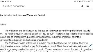 Major novelists   of Victorian Period