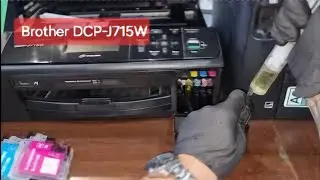 Udrażnianie głowicy w Brother DCP-J715W – Zrób to sam i przywróć pełną sprawność drukarce