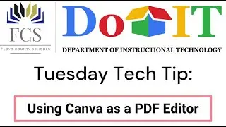 Using Canva as a PDF Editor
