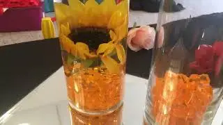 Submerged flower centerpiece video
