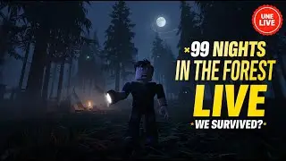 Surviving 99 Nights in the Forest&hellip; Roblox HORROR LIVE 🔥 New Year Live