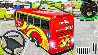 Coach Bus Driver: Bus Games 3D : Passenger Transport Cargo Bus Simulator Game : Android Game play