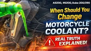 When Should You Change Motorcycle Coolant? Real Truth Explained | AS200,NS200,RS200,Duke 200/390