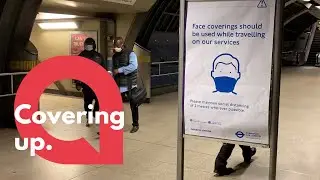 Footage reveals the lack of face masks used on public transport in London | SWNS