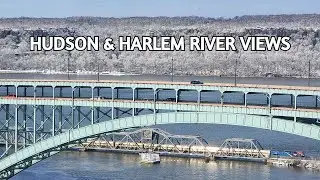 🔴 NYC LIVE CAM 🚆Amtrak Along the Hudson & Harlem Rivers + City Sounds