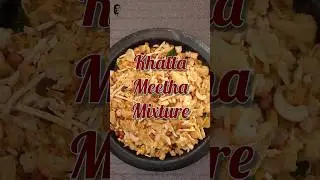 Khatta Meetha Mixture Recipe | Halwai Style Namkeen at Home | Easy Diwali Snack Mix | #ytshorts