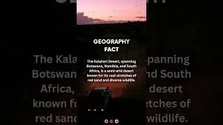 The kalahari Desert | #geology #geography #earthscience