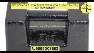 Cast Iron Calibration Weights for Weighbridge Testing | 10kg, 20kg, 50kg, 100kg, 1Ton, 2Ton, 5Ton