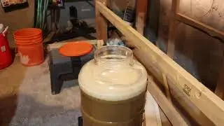 Wort Aeration with cordless drill
