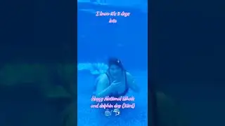 Happy (late) Dolphin and Whale day #mermaid #mermaiding #mermaidtail #Dolphin #whales #ocean