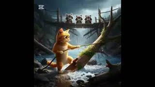 Cat Hero Moment   #cartoon #kidsstory #childrensstories #kidslearning #animation #cat #raccoon #kids