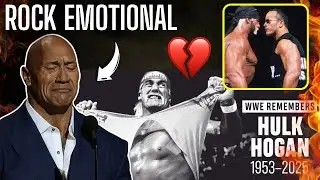 The Rock Emotional 💔 Hulk Hogan Death Reaction | SummerSlam 2025 | WWE Updates