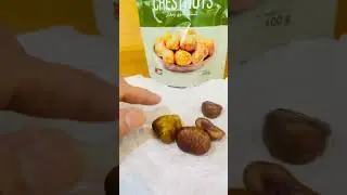 roasted peeled chestnut #asmr#ytshort#trending#