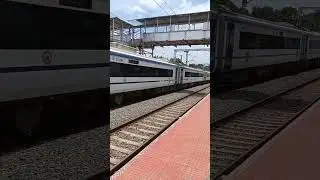 vande bharat - Express train 🚆 Basin bridge junction view 😌