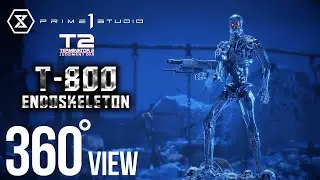 MMT2-01 T-800 ENDOSKELETON (TERMINATOR 2) 360&deg; view