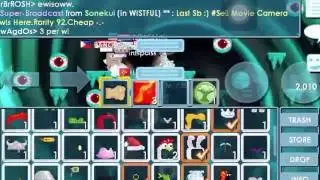 Sacrificing butterfly to Growganoth! (Growtopia)