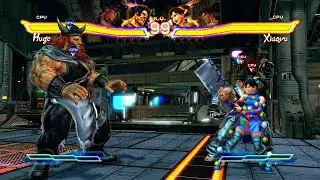 Poison и Hugo против Jin и Xiaoyu в Street Fighter X Tekken!