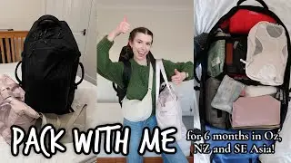 PACK WITH ME for Australia, New Zealand & SE Asia (6 months sabbatical)