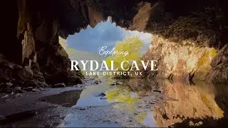 Exploring Rydal Cave, Lake District National Park, UK